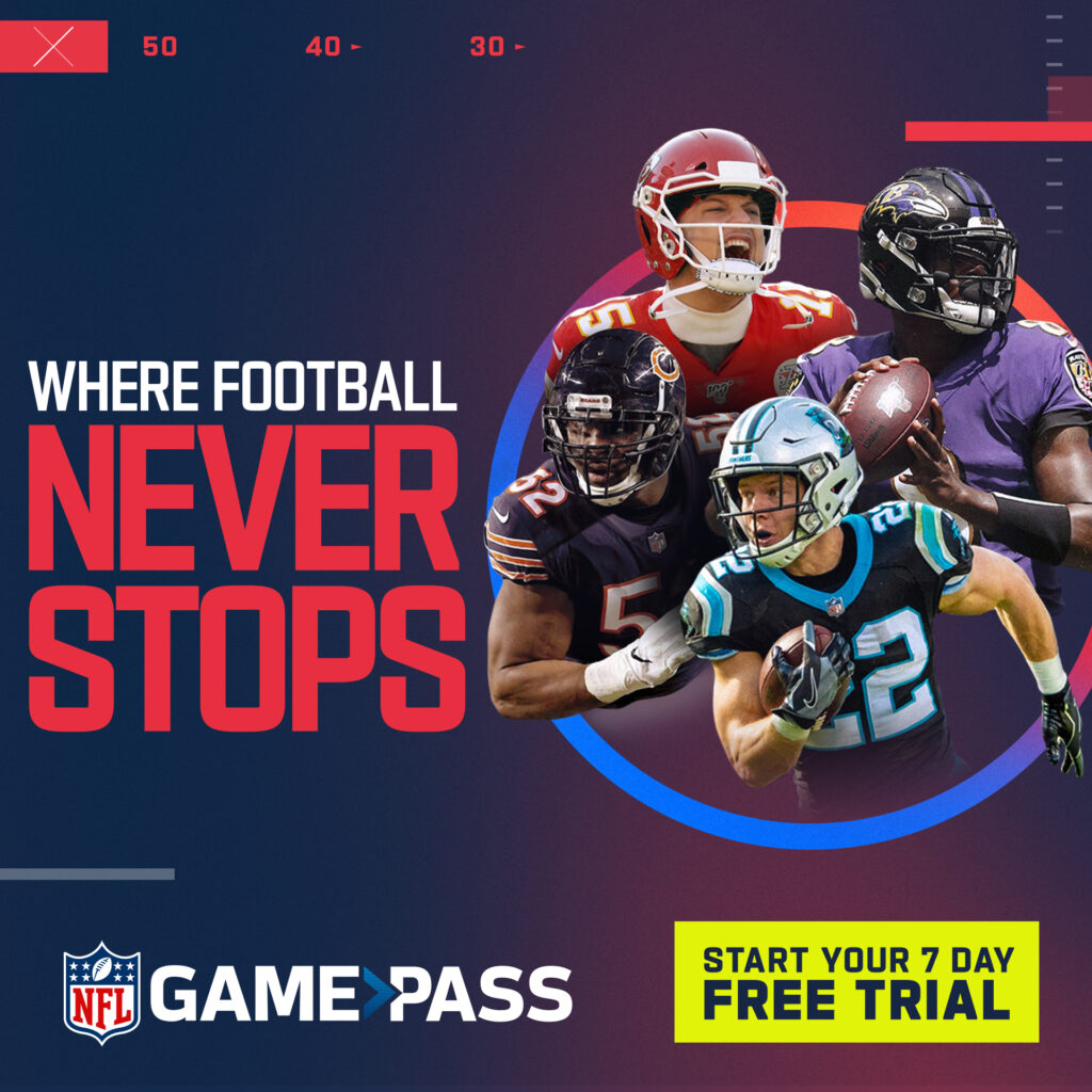 nfl game pass channel list