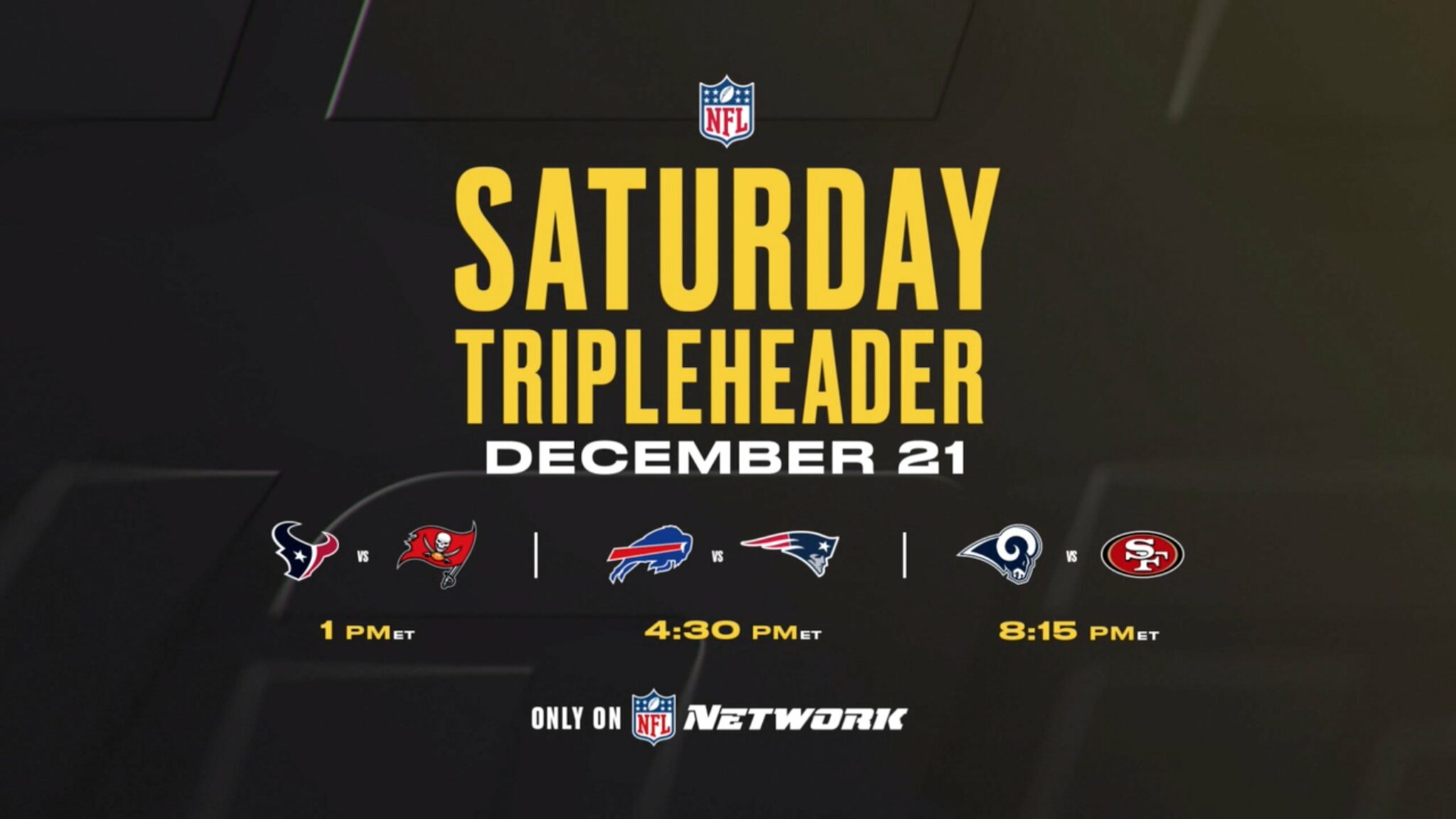 Compadre NFL Saturday Tripleheader Campaign