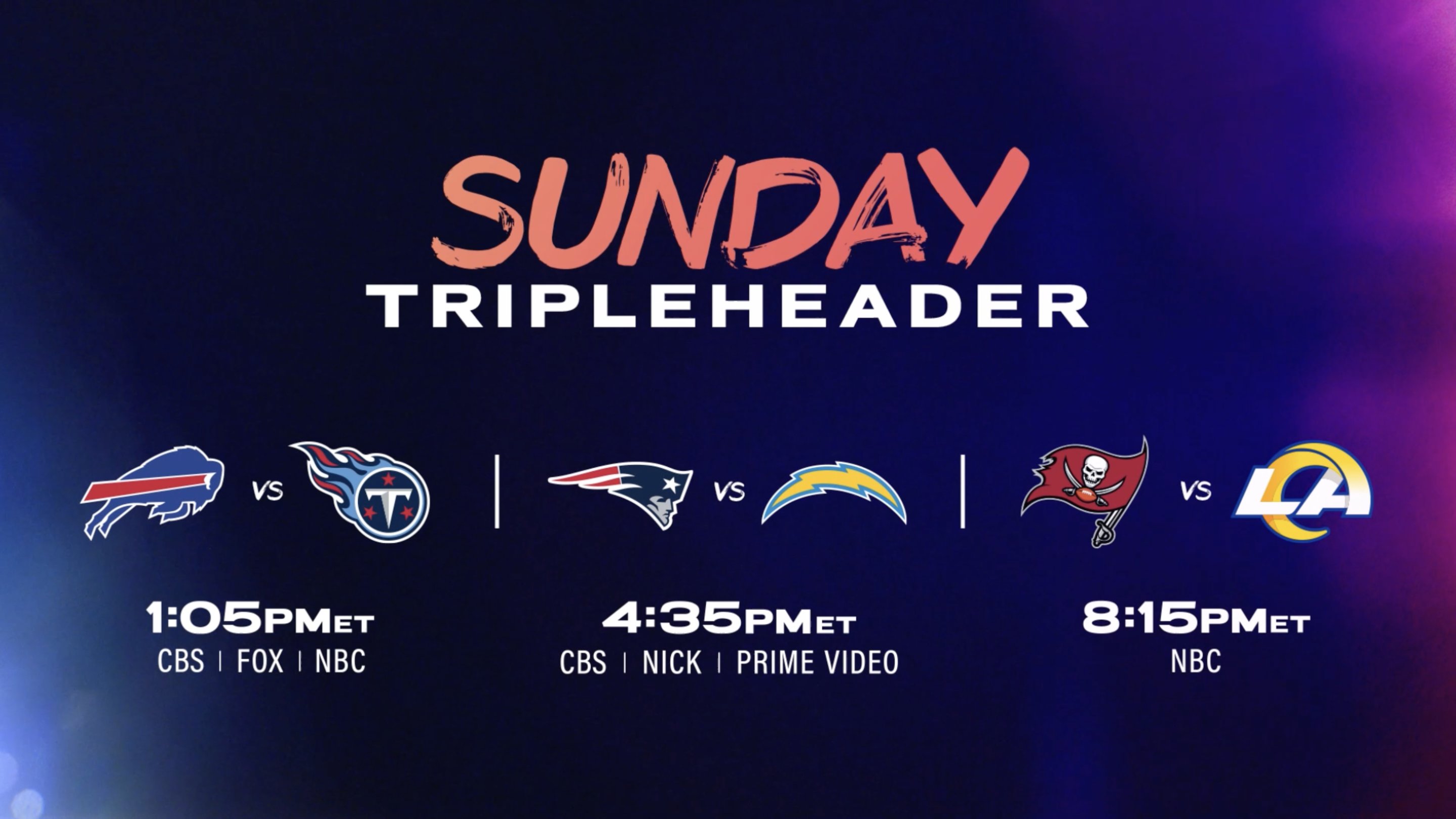 Compadre - NFL – Saturday Doubleheader Campaign