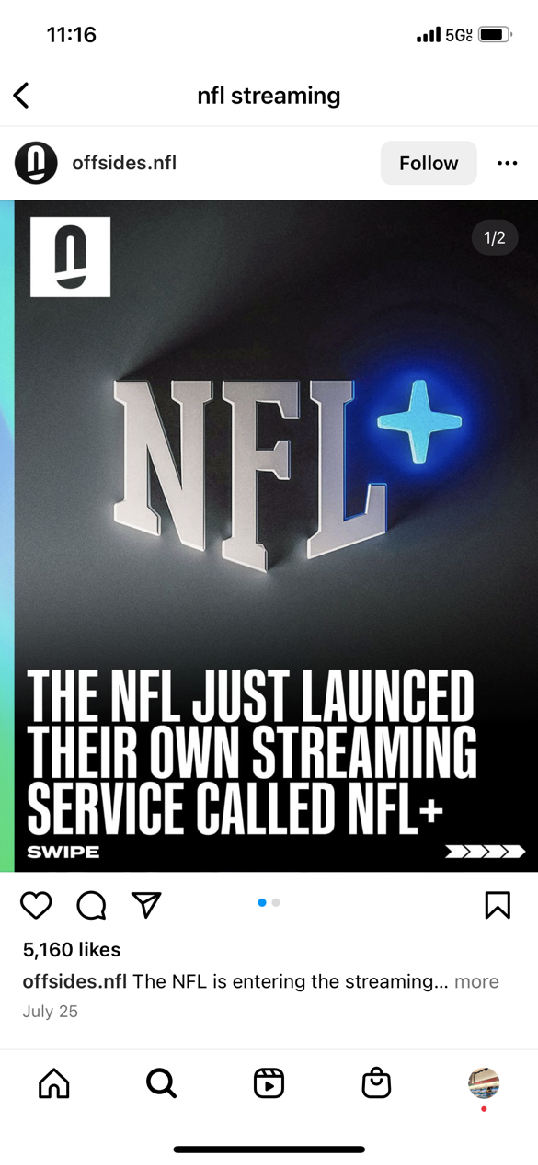 Compadre - NFL+ – App Launch & Marketing Campaign