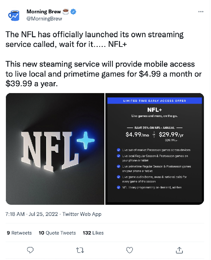 Compadre - NFL+ – App Launch & Marketing Campaign