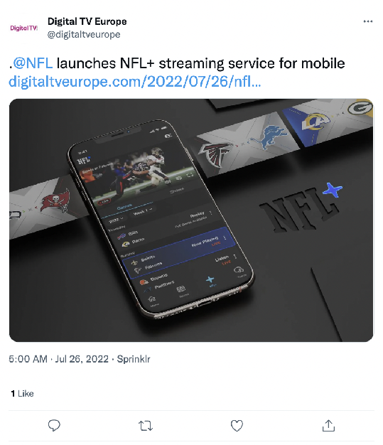 Compadre - NFL+ – App Launch & Marketing Campaign