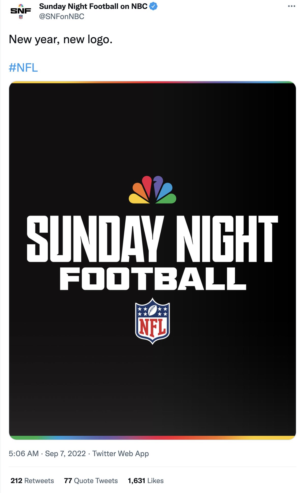 sunday night football nbc app