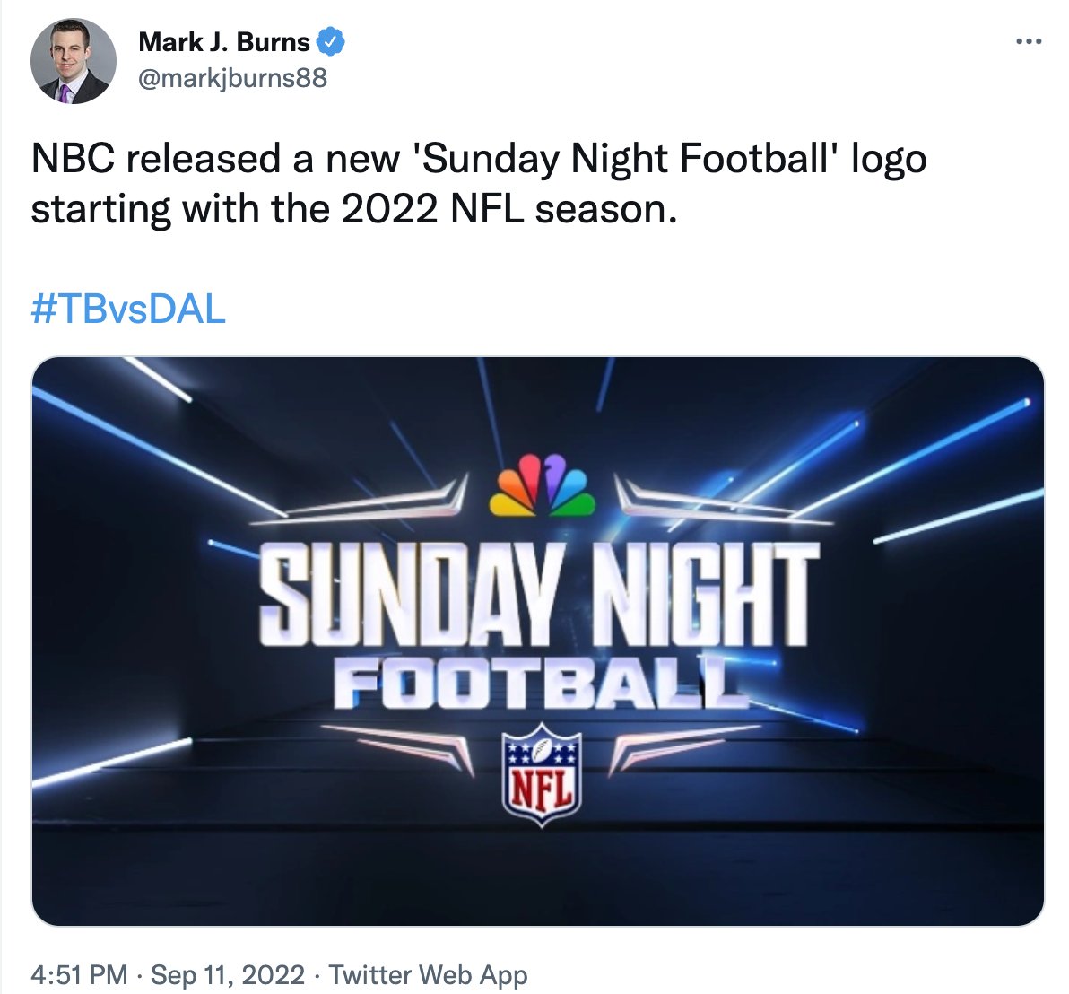 Sunday Night Football on NBC - Logo evolution 