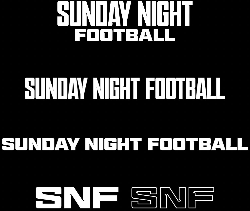 Compadre - NBC – Sunday Night Football Logo Refresh